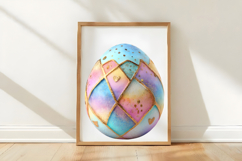 Whimsical Pastel Easter Egg Clipart Product Image 3