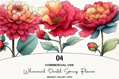 Whimsical Pastel Spring Flower Product Image 1