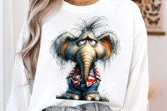 Whimsical Patriotic Animals Clipart Product Image 3