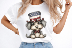 Whimsical Patriotic Dogs Clipart Product Image 3