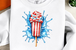 Whimsical Patriotic Ice Cream Clipart Product Image 2