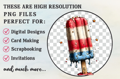 Whimsical Patriotic Ice cream Clipart Product Image 2