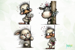 Whimsical Peek-a-Boo Woodland Animals Product Image 1