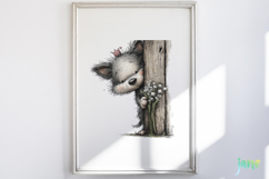 Whimsical Peek-a-Boo Woodland Animals Product Image 2