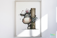 Whimsical Peek-a-Boo Woodland Animals Product Image 2