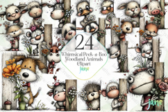 Whimsical Peek-a-Boo Woodland Animals Product Image 1