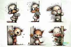 Whimsical Peek-a-Boo Woodland Animals Product Image 7