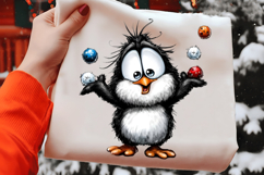 Whimsical Penguin Clipart Product Image 2