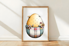 Whimsical Plaid Easter Clipart Product Image 3