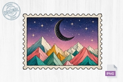 Whimsical Postage Stamp Clipart Bundle Product Image 7
