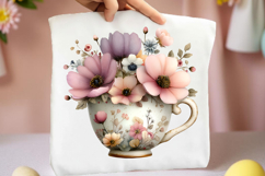 Whimsical Purple Spring Clipart Product Image 2