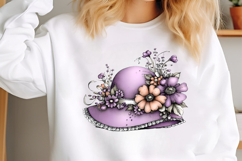 Whimsical purple summer clipart Product Image 2