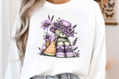 Whimsical purple summer clipart Product Image 3