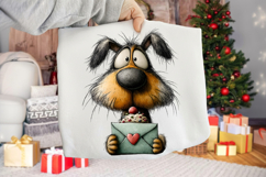 Whimsical Quirky Cat Clipart Sublimation Product Image 2