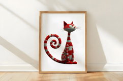 Whimsical Quirky Christmas Cats Product Image 3