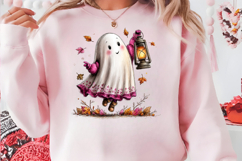 Whimsical Quirky Halloween Ghost Clipart, Product Image 4