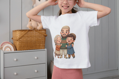 Whimsical Quirky Muslim Dad &amp; Kid Clipart Bundle Product Image 4
