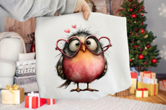 Whimsical Quirky Valentine Birds Clipart Product Image 2