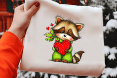 Whimsical Raccoon Cupid Clipart Product Image 2