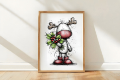 Whimsical Reindeer Clipart Sublimation Product Image 3