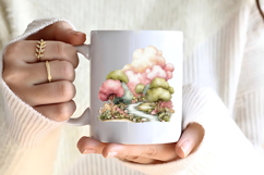 Whimsical River Landscape Clipart Product Image 3