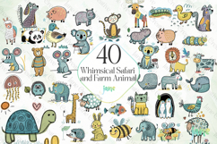Whimsical Safari and Farm Animal Product Image 1