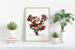 Whimsical Santa Claus Clipart PNG Product Image 2