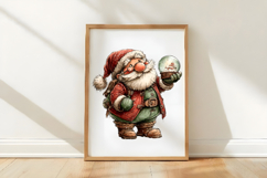 Whimsical Santa Clipart Sublimation Product Image 3