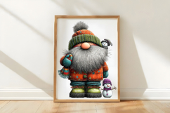 Whimsical Santa Clipart Sublimation Product Image 3