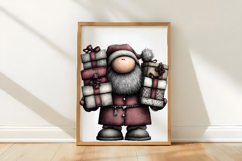 Whimsical Santa Clipart Product Image 3