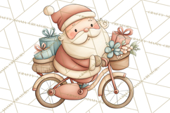 Whimsical Santa Clipart PNG, Funny Christmas Illustrations Product Image 4