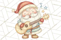 Whimsical Santa Clipart PNG, Funny Christmas Illustrations Product Image 4