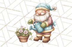 Whimsical Santa Clipart PNG, Funny Christmas Illustrations Product Image 2