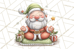 Whimsical Santa Clipart PNG, Funny Christmas Illustrations Product Image 5
