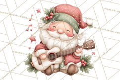 Whimsical Santa Clipart PNG, Cute Christmas Santa Clip Art Product Image 3