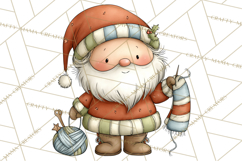 Whimsical Santa Clipart PNG, Funny Christmas Illustrations Product Image 4