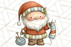 Whimsical Santa Clipart PNG, Funny Christmas Illustrations Product Image 4