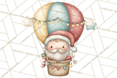 Whimsical Santa Clipart PNG, Funny Christmas Illustrations Product Image 2