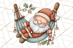 Whimsical Santa Clipart PNG, Funny Christmas Illustrations Product Image 3