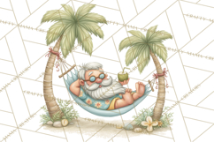 Whimsical Santa Clipart PNG, Funny Christmas Illustrations Product Image 4