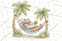 Whimsical Santa Clipart PNG, Funny Christmas Illustrations Product Image 4