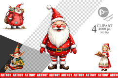 Santa Workshop Clipart Product Image 1