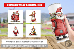 Santa Workshop Tumbler Product Image 1