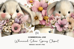 Whimsical Silver Spring Clipart Product Image 1