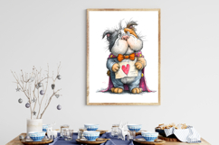 Whimsical Sir Maximus Bulldog Sublimation Product Image 3
