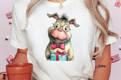 Whimsical Sir Winston Pug Bulldog Clipart Product Image 2