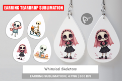 Earring Whimsical Skeletons Product Image 1