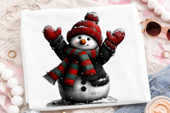 Whimsical Snowman Clipart Product Image 2