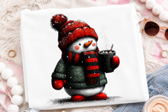 Whimsical Snowman Clipart Product Image 2