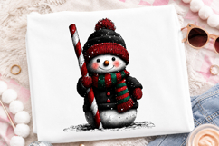 Whimsical Snowman Clipart Product Image 2